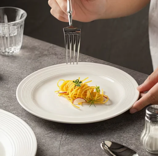 Restaurant Plates Cutlery Set Flatware Household Kitchenware factory